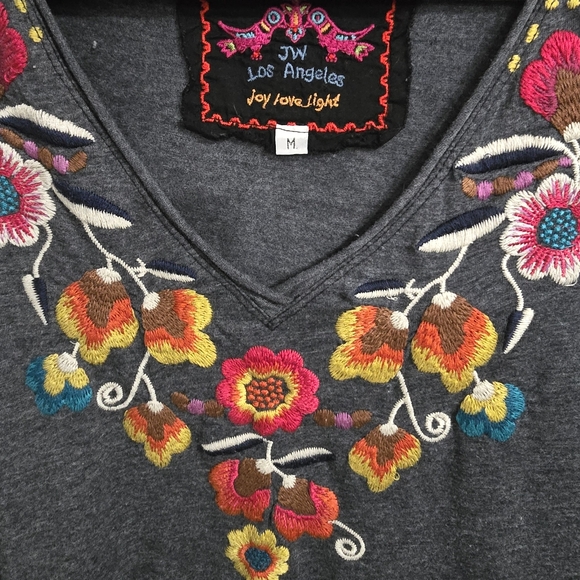 Johnny Was Embroidered Floral Dress - Picture 3 of 11